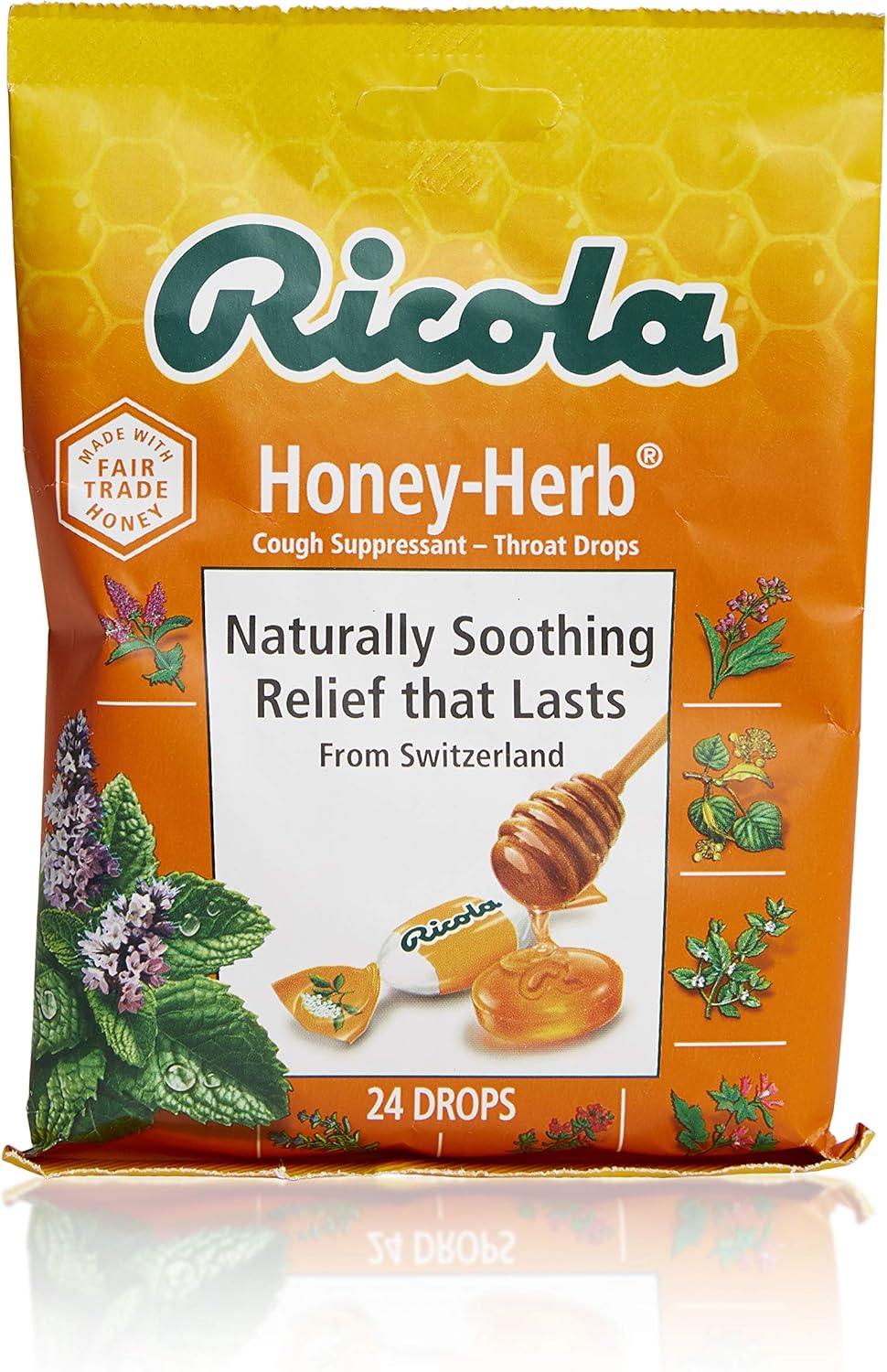 Ricola Natural Honey Herb 24 Drops