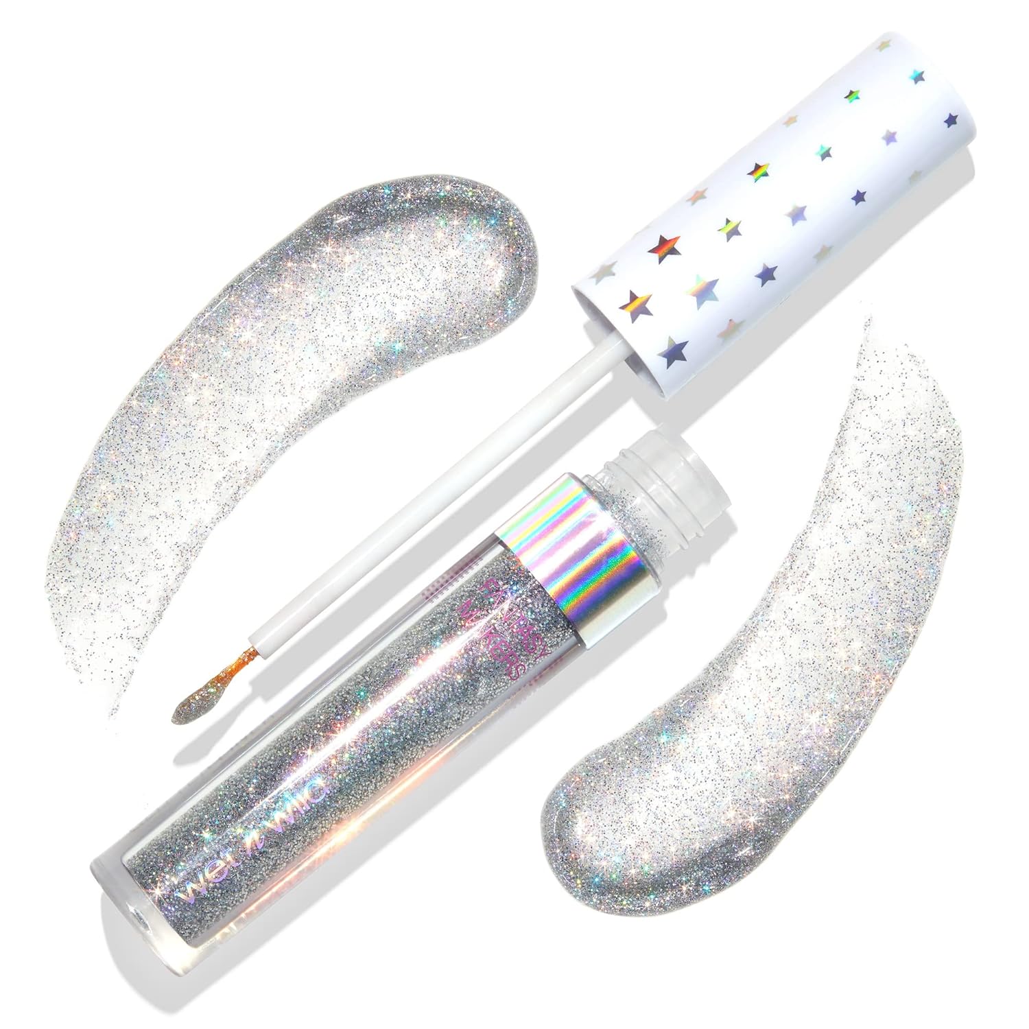 wet n wild Glitter Eyeliner Fantasy Makers Glitter Eye Liner Makeup, Silver Kaleidoscope : Beauty & Personal Care