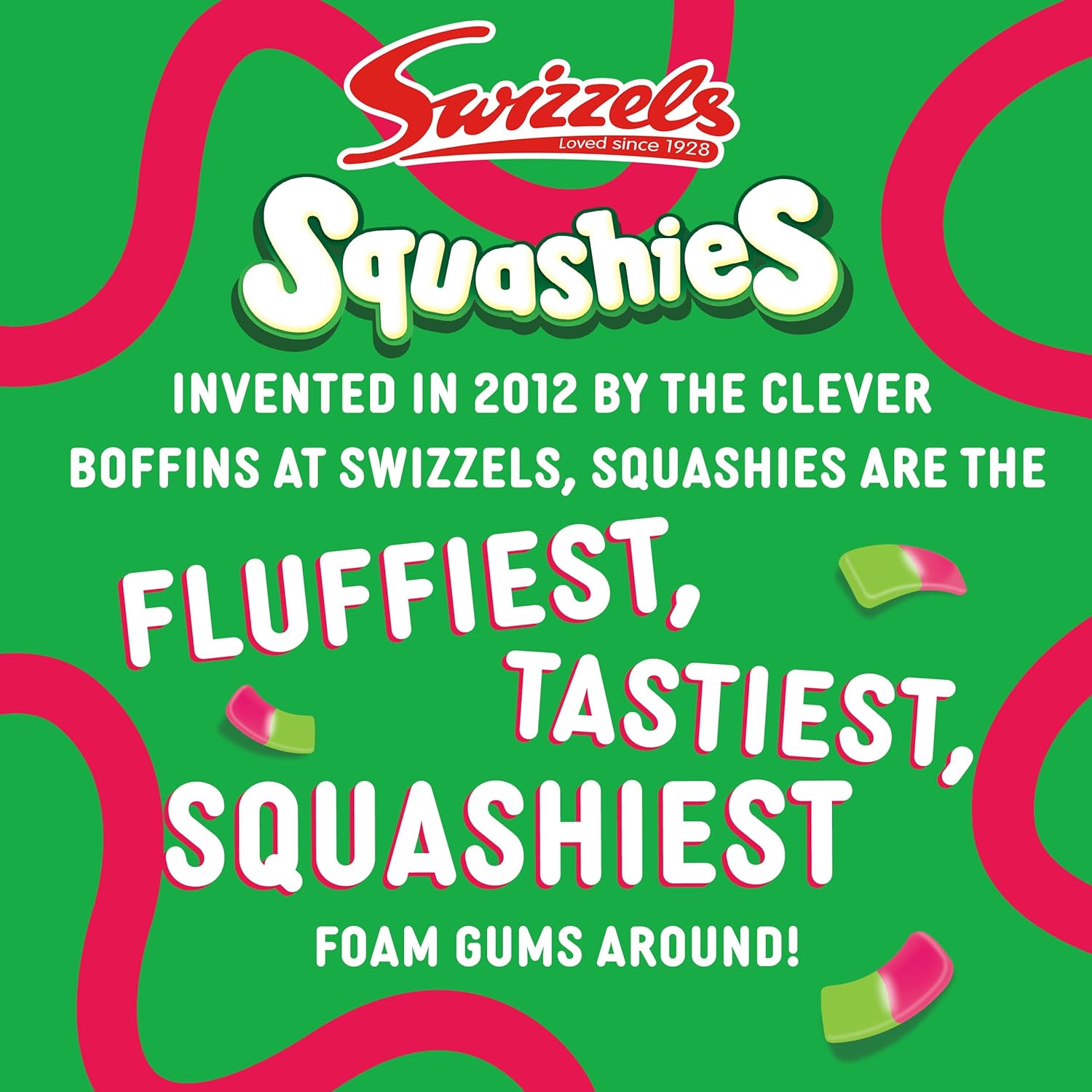 Swizzels Squashies Sweets - Sour Apple and Cherry Flavour (Price Marked) Single Pack 120g : Amazon.co.uk: Grocery