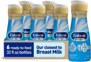 Enfamil Optimum Baby Formula, Our Closest Formula To Breast Milk, Immune-Supporting Lactoferrin Also Found In Breast Milk, Brain-Building Dha, 30 Oz