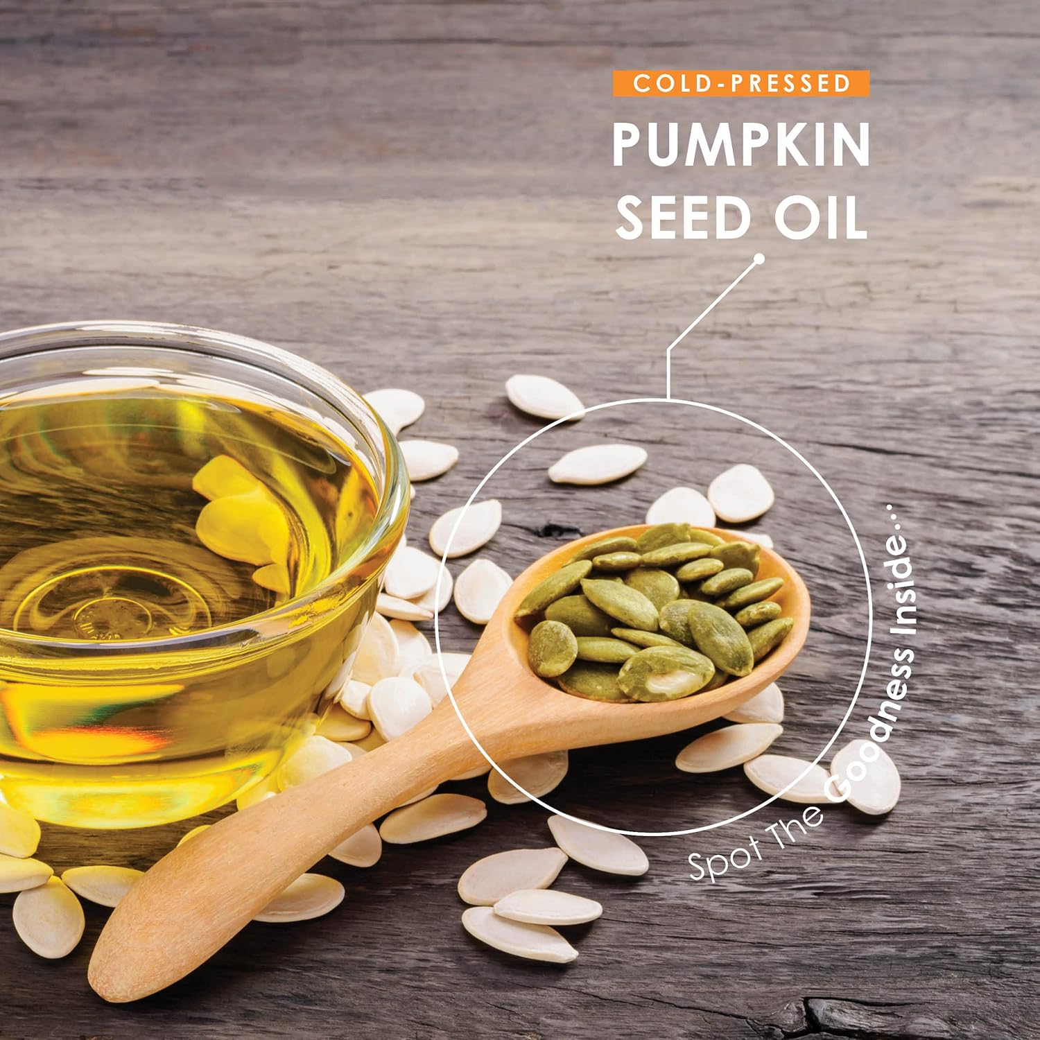 Pumpkin Seed Oil 1000mg - 100% Cold Pressed - 3 Months Supply - No Add