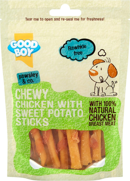 Good Boy - Mega Chewy Twist With Duck - Dog Treats - Made With 100% Natural Duck Breast Meat - 70 Grams E - Low Fat Dog Treats - Case Of 18