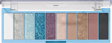 E.L.F. Perfect 10 Eyeshadow Palette, Ten Ultra-Pigmented Neutral Shades, Smooth, Creamy & Blendable Formula, Vegan & Cruelty-Free, Summer Breeze