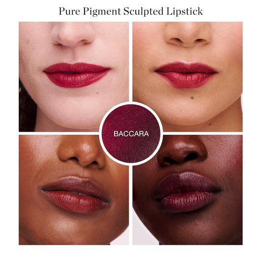 Ogee Full Bloom Sculpted Lipstick (Sahara - Warm Auburn) - Long Lasting Organic Lipstick With Jojoba Oil & Micro Hyaluronic Acid - 70% Organic Ingredients & Made In Usa