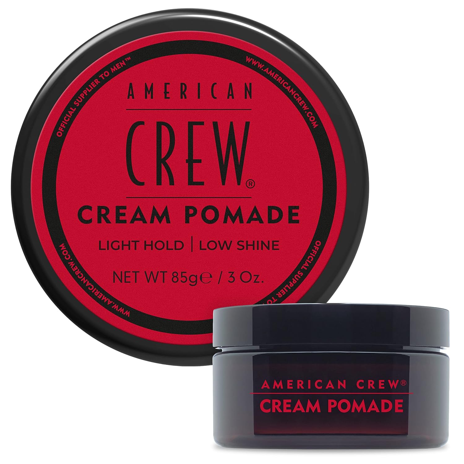 American Crew Men'S Hair Pomade, Like Hair Gel With Light Hold & Low Shine, 3 Oz (Pack Of 1)