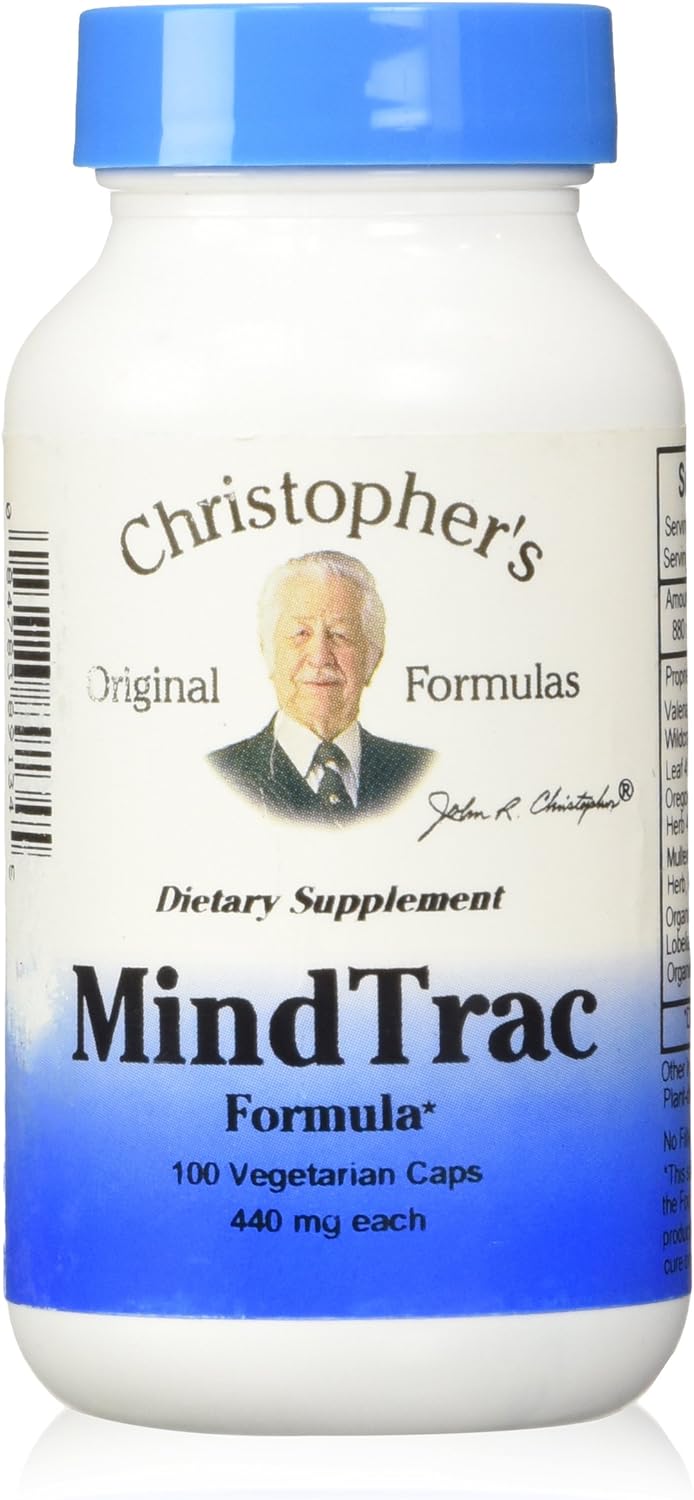 Dr. Christopher'S Formulas Mindtrac Herbal Capsules, 100 Count