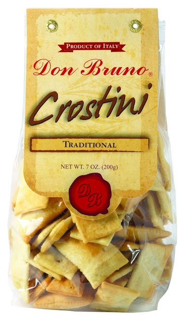 Roland Foods Don Bruno Traditional Crostini, 7 Ounce Bag, Pack of 6
