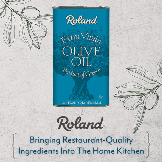 Roland Foods Extra Virgin Olive Oil, Specialty Imported Food, Fruit , 101.4 Fl Oz Can