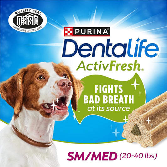 Purina Dentalife Activfresh Chicken Flavor Small/Medium Breed Adult Dog Dental Chews - 21 Ct. Pouch