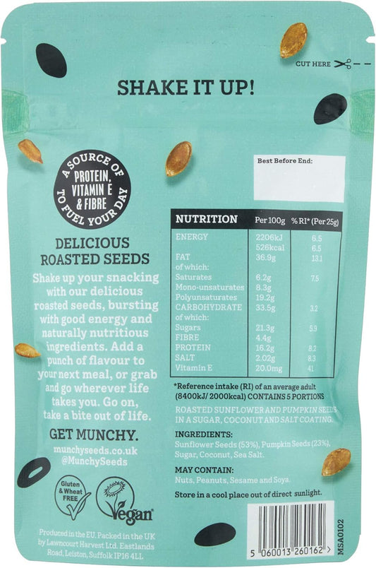 Munchy Seeds Salted Caramel, 12 X 25 G (Pack Of 2)