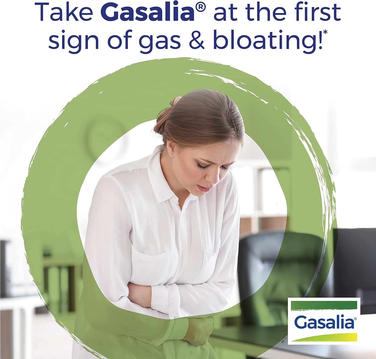 Boiron Gasalia Tablets For Relief From Gas Pressure, Abdominal Pain, Bloating, And Discomfort - 60 Count : Health & Household