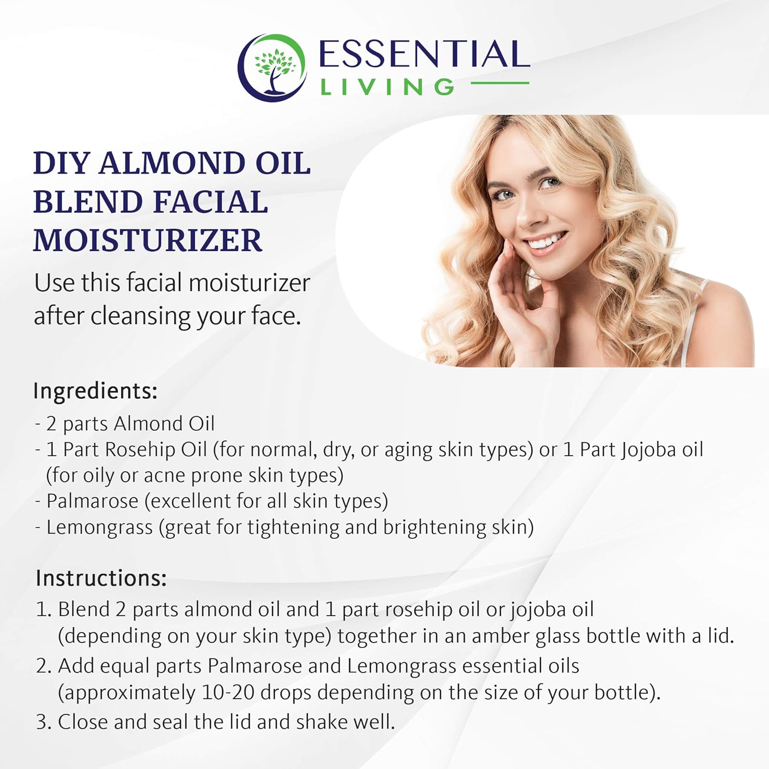 Essential Living: Sweet Almond Oil - Pure Carrier Oil For All-Natural Skin Care, Moisturizer, Makeup Remover, Oil Cleansing And More - 16Oz - Cold Pressed - No Hexane - Made In The Usa : Beauty & Personal Care