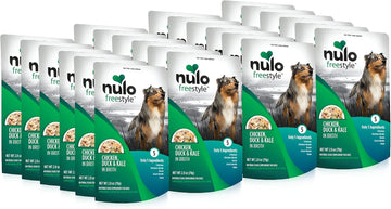 Nulo Freestyle Puppy & Dog Wet Dog Food Topper, Premium All Natural Grain-Free, Real Meat Dog Food Topper With High Animal-Based Protein And Only 5 Or Less Ingredients With No Additives