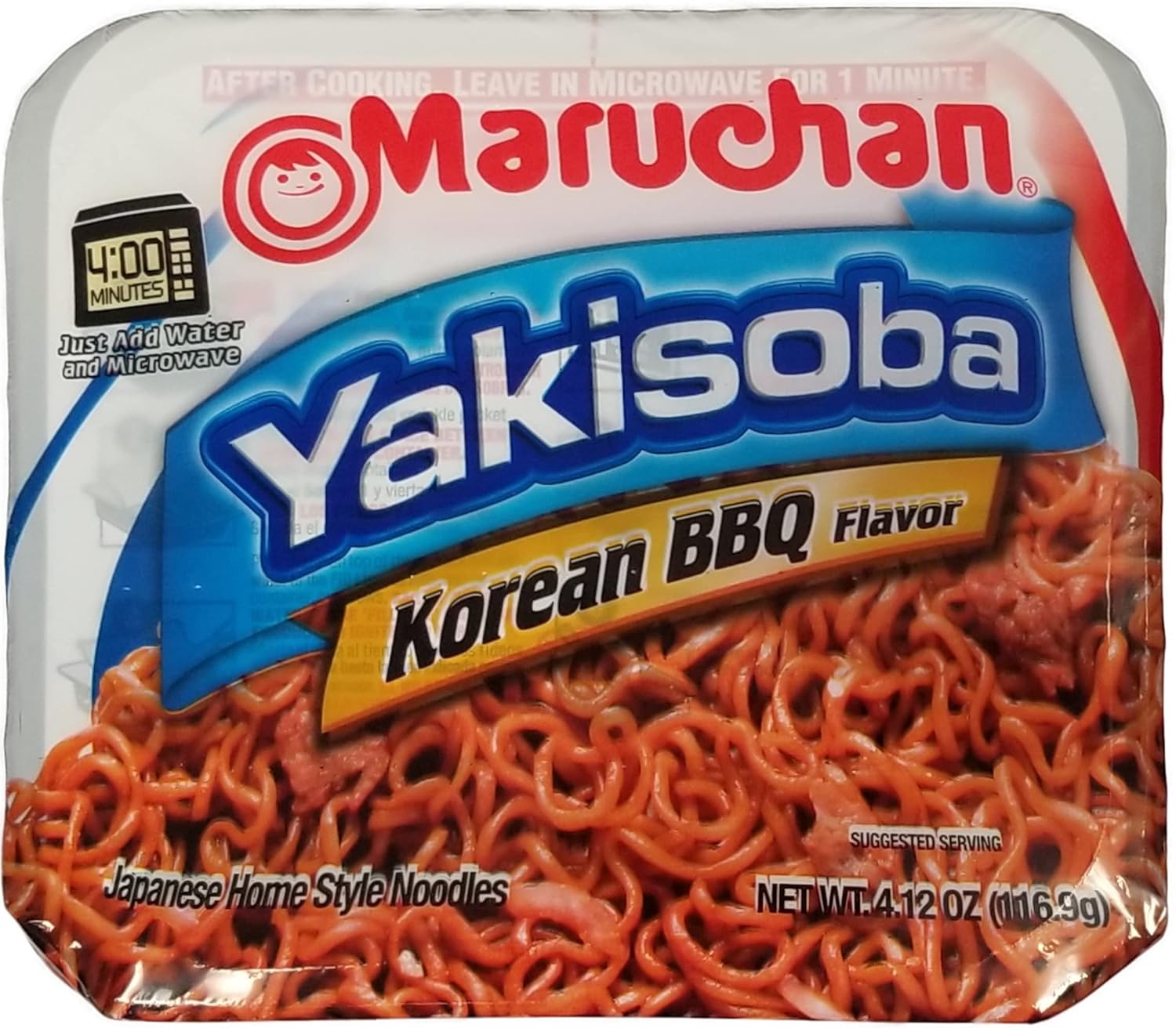 Maruchan Yakisoba Variety, 4 of each Flavor (Pack of 8), Cheddar Cheese & BBQ, Single Serving Japanese Ramen Noodles with By The Cup Chopsticks : Grocery & Gourmet Food