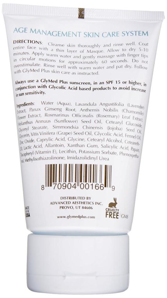 Glymed Plus Age Management Anti-Aging Exfoliant Masque, 4 Ounce : Facial Treatment Products : Beauty & Personal Care