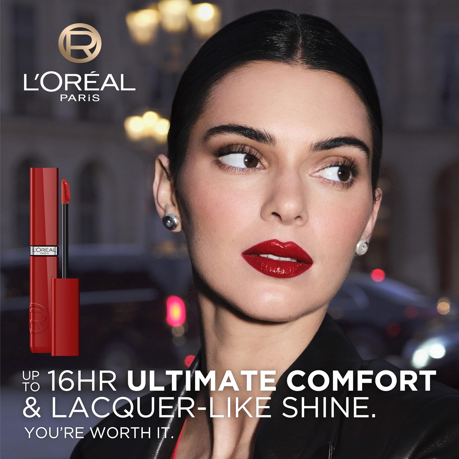 L'Oreal Paris Infallible Lacque Resistance Liquid Lipstick, 16Hr Long Lasting Lip Makeup With Lacquer-Like Shine And Zero Transfer, 410, Rouge Poppy : Beauty & Personal Care