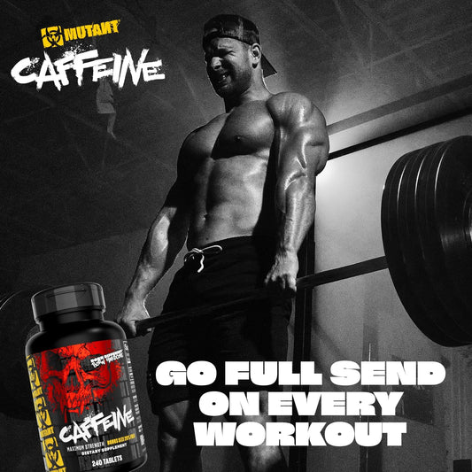Mutant Caffeine Pills – Pharmaceutical-Grade Pure Caffeine Supplement For Boosting Energy, Focus, Mental Alertness, Performance, & Endurance – Reduces Fatigue & Restores Wakefulness – 240 Tablets