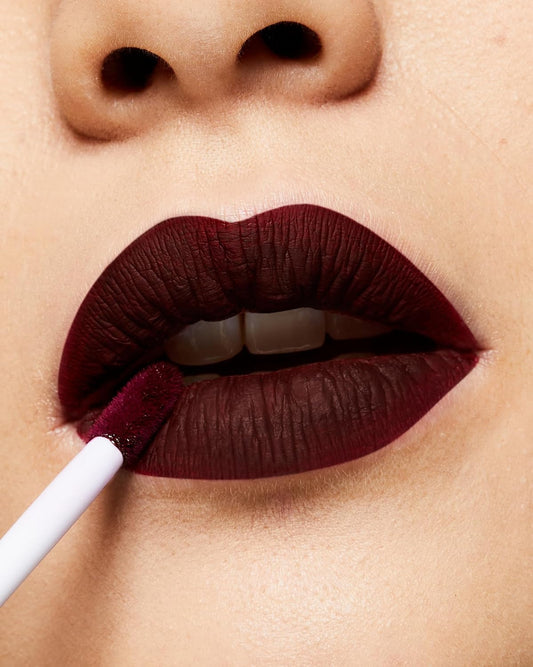 Sleek Makeup Matte Me Xxl Liquid Lipstick, High Impact Colour, Longlasting And Transfer Proof, Vino Tinto, 5Ml