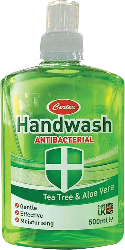 Certex Antibacterial Tea Tree & Aloe Vera Handwash - 500Ml