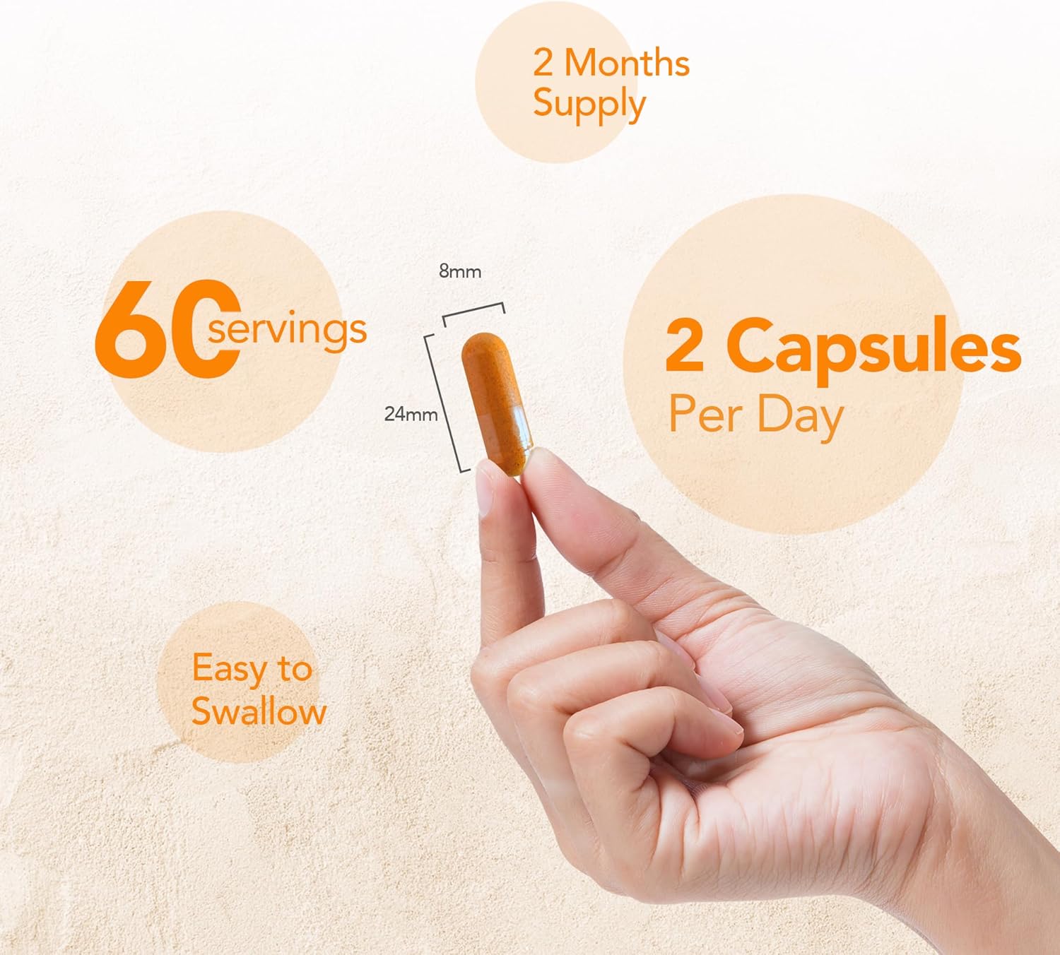 Zipvit Organic Turmeric Curcumin 1440mg with Organic Black Pepper and Ginger Root, 120 Vegan Capsules, 2-Month Supply, Soil Association Certified, High Strength Turmeric Supplement : Amazon.co.uk: Health & Personal Care