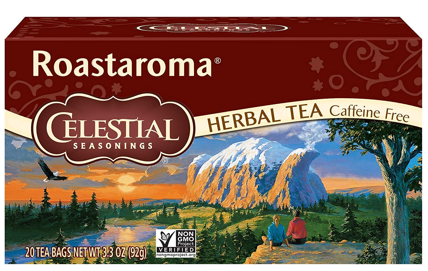Celestial Seasonings Herbal Tea, Roastaroma, Caffeine Free, 3.3 Ounce 20 Count (Pack Of 6)
