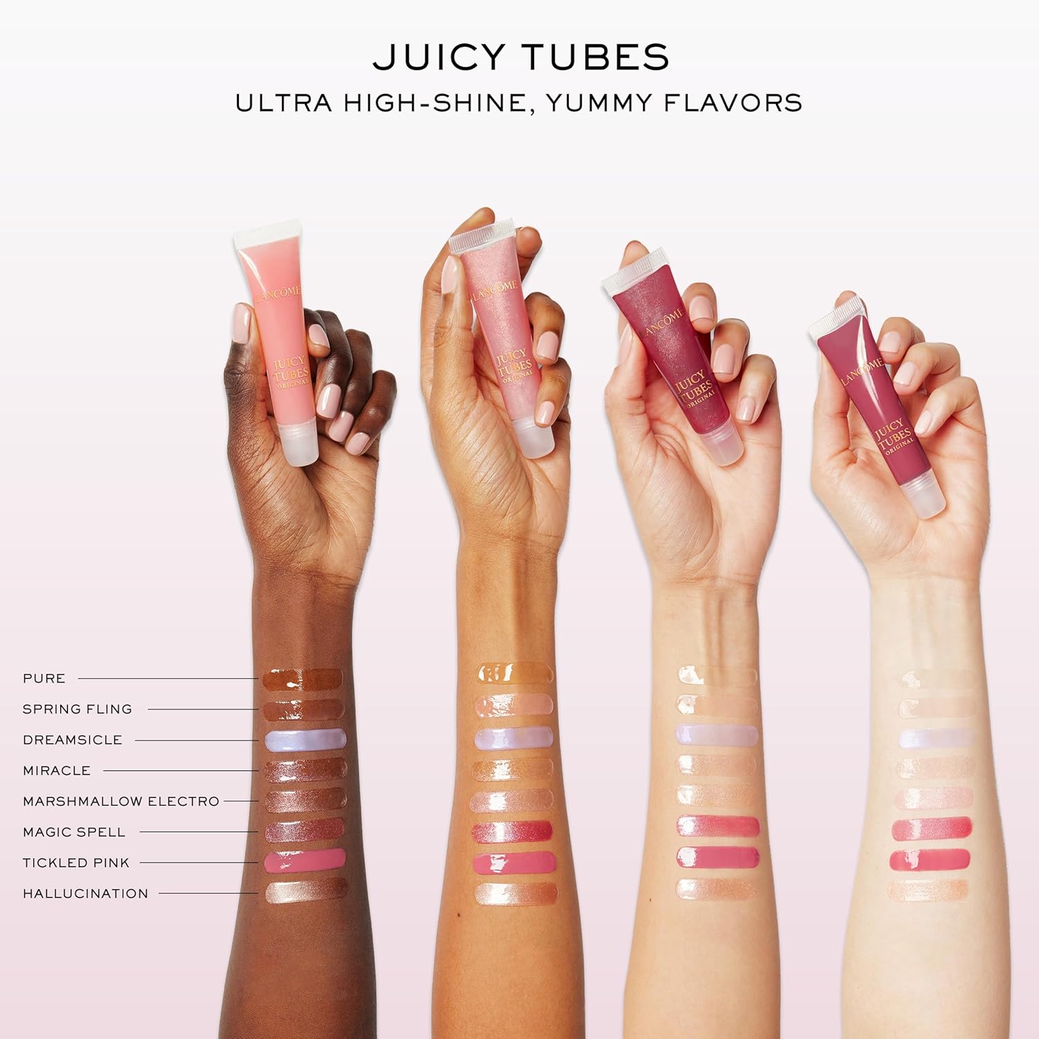 Lancôme Juicy Tubes Ultra Shiny Lip Gloss - Clear Gloss, High Shine, Moisturising & Long-Lasting, 04 Miracle : Amazon.co.uk: Beauty