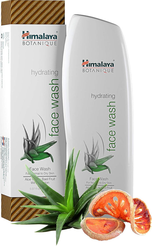 Himalaya Botanique Invigorating Face Wash For Normal To Combination Skin, Free-From Parabens, Sls And Phthalates, Hydrating Facial Cleanser With Lemon, Cinnamon And Honey, 5.07 Oz (150 Ml)