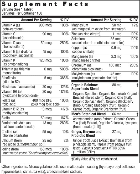 Rainbow Light Multivitamin For Women 50+, Vitamin C, D & Zinc, Probiotics, Women’S One 50+ Multivitamin Provides High Potency Immune Support, Non-Gmo, Vegetarian, 150 Tablets