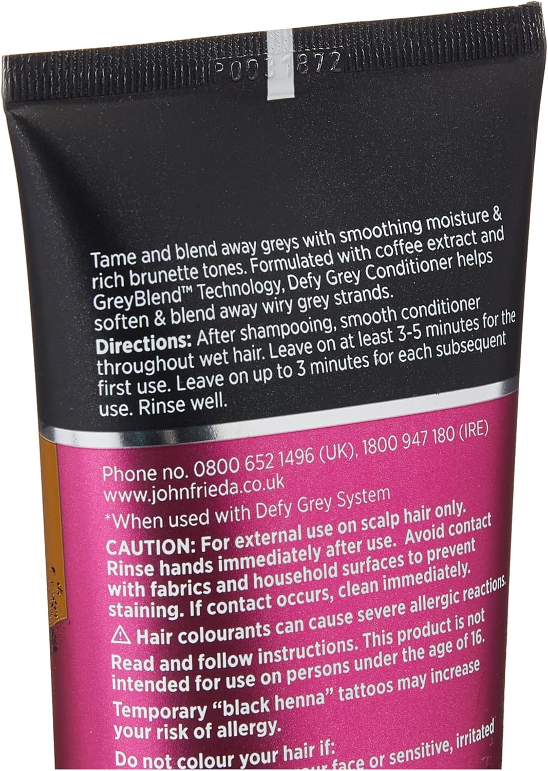 John Frieda Defy Grey Brunette Blending Conditioner 250 ml, Disguise and Hide Grey Hair, Colour-Depositing Conditioner for Brown Hair, Grey Hair Coverage (Pack of 2) : Amazon.co.uk: Beauty