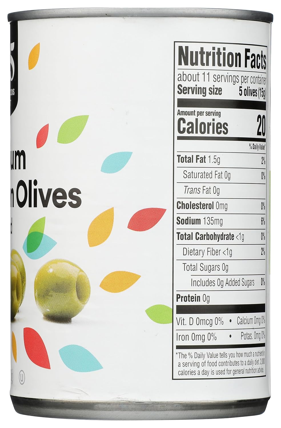 365 By Whole Foods Market, Ripe Green Pitted Olives, 6 Ounce