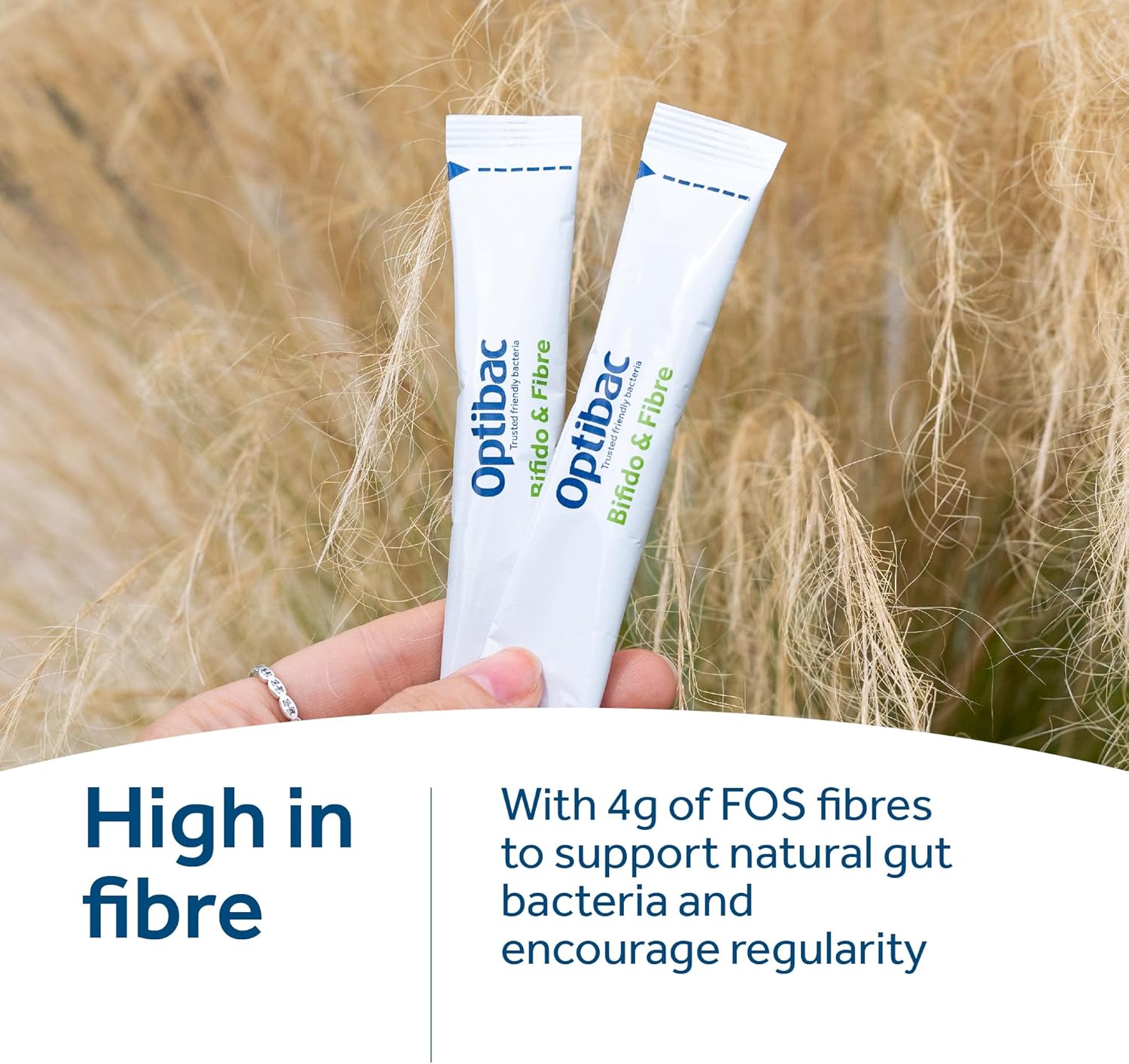 Optibac Probiotics Bifido & Fibre - Vegan Digestive Probiotic Supplement with FOS Fibre to Maintain Regularity & 25 Billion Bacterial Cultures - 30 Sachets : Amazon.co.uk: Health & Personal Care
