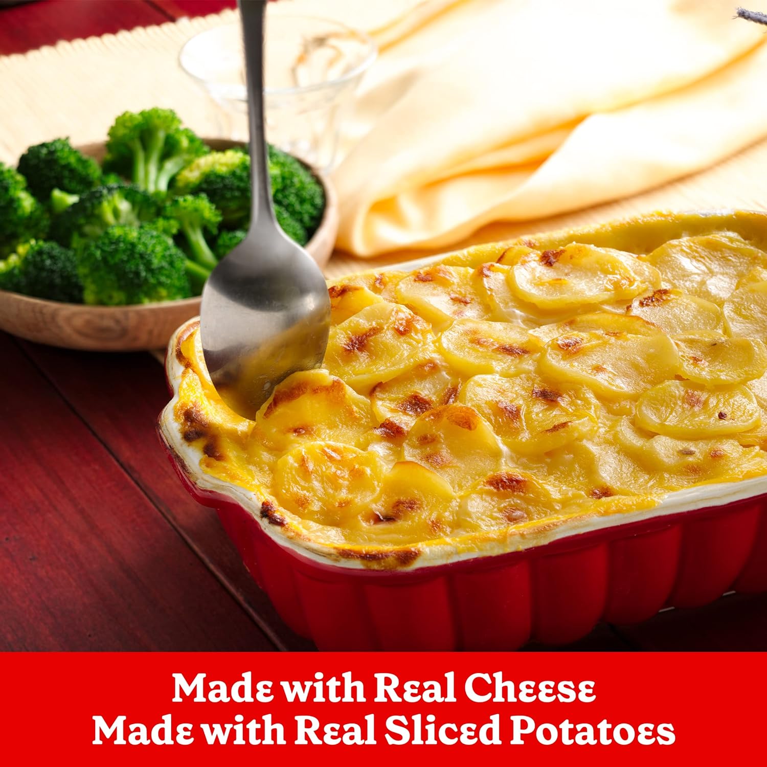Betty Crocker Au Gratin Potatoes, Made with Real Cheese, 4.7 oz : Grocery & Gourmet Food