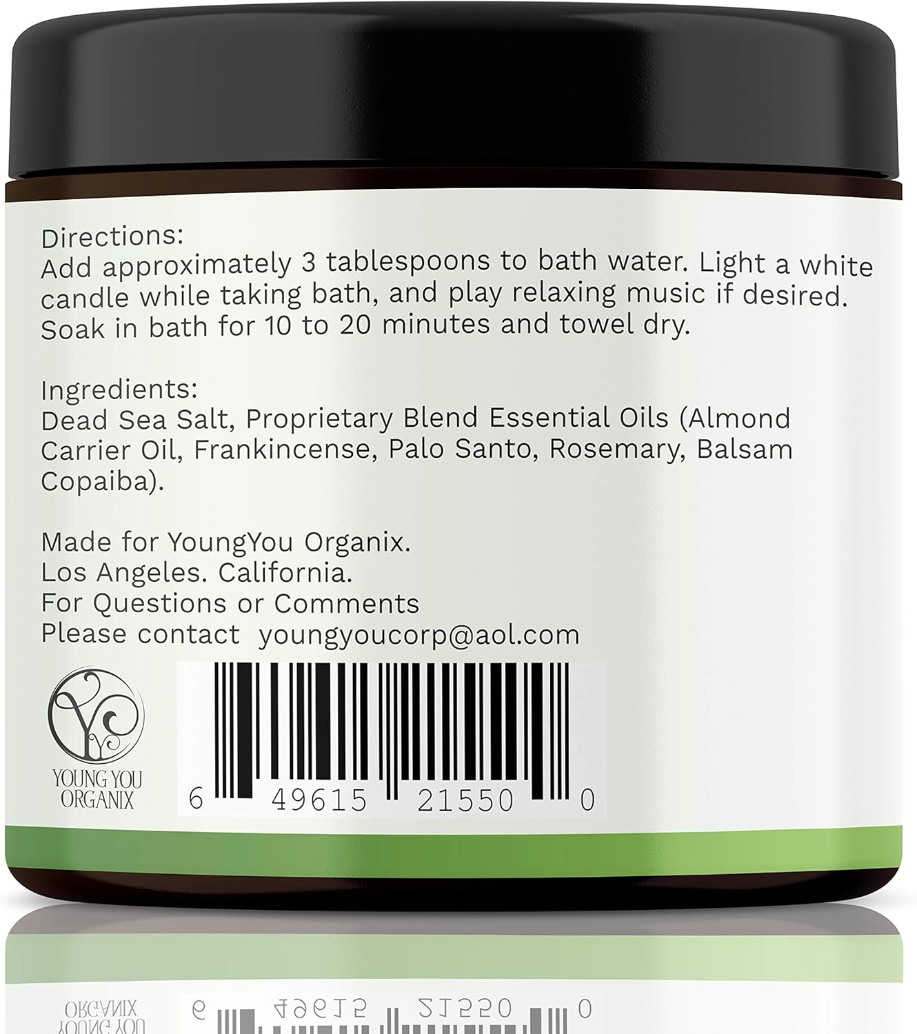 Dead Sea Detox Bath Salt – Energy Cleansing & Stress Relief Soak For Aura Protection | Mystic Strength Blend