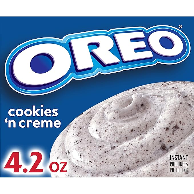 Jell-O Instant Pudding & Pie Filling, Cookie And Cream, 4.2 Oz