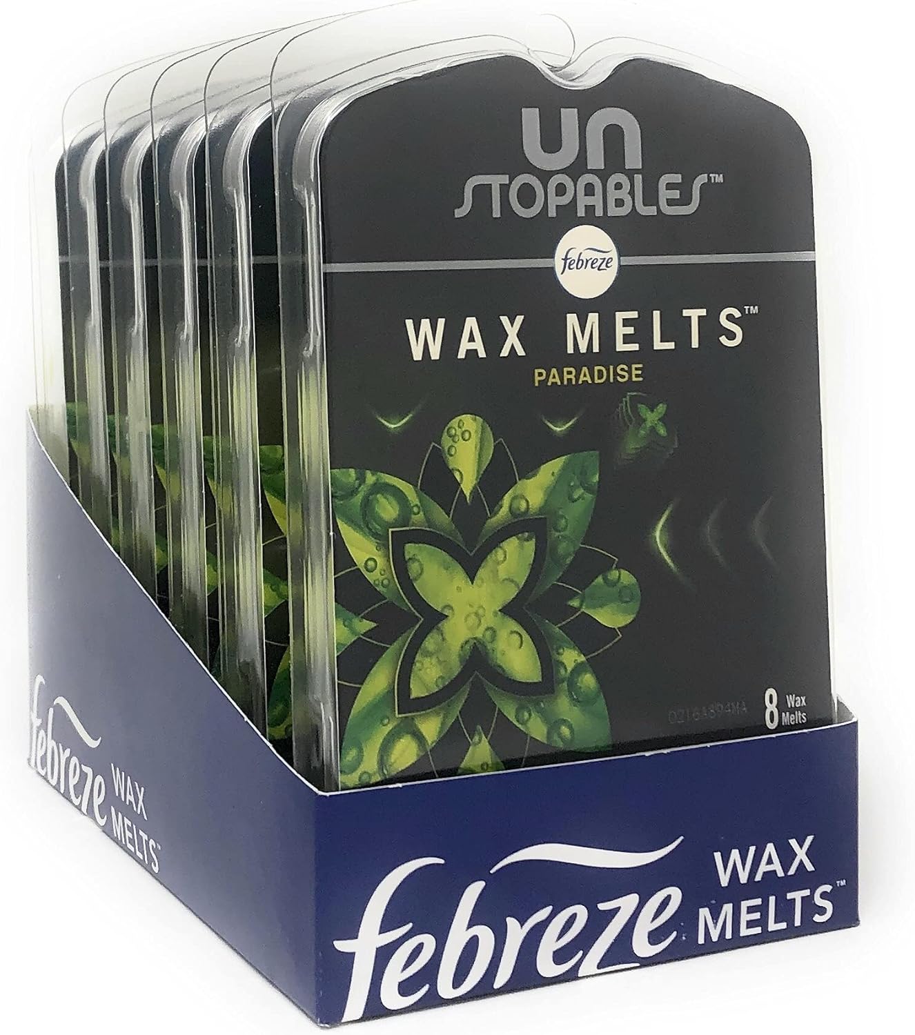 Febreze Unstopables Wax Melts, Paradise, 8 count (Pack of 6)