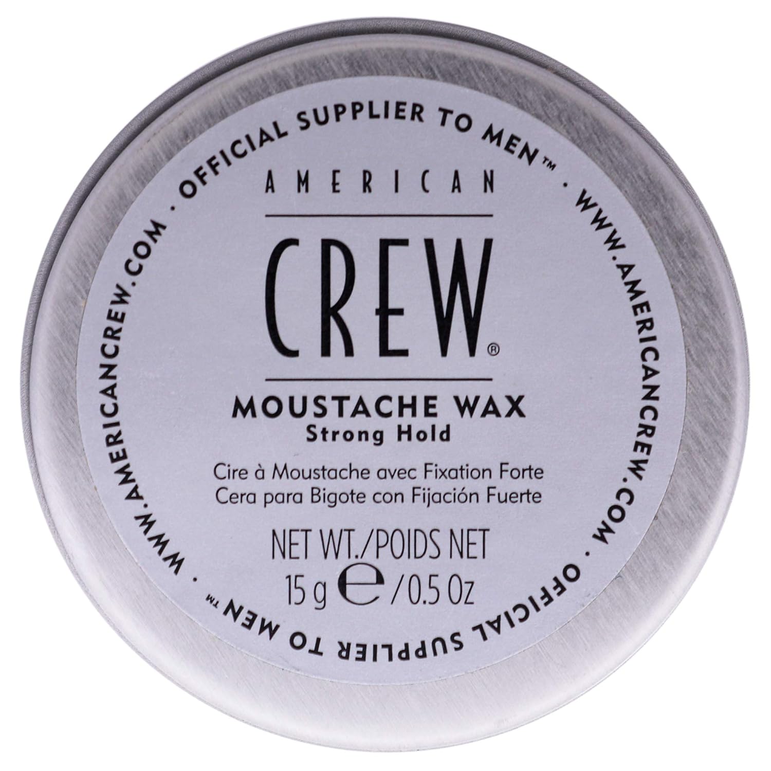 American Crew Men'S Mustache Wax, Strong Hold, 0.5 Oz