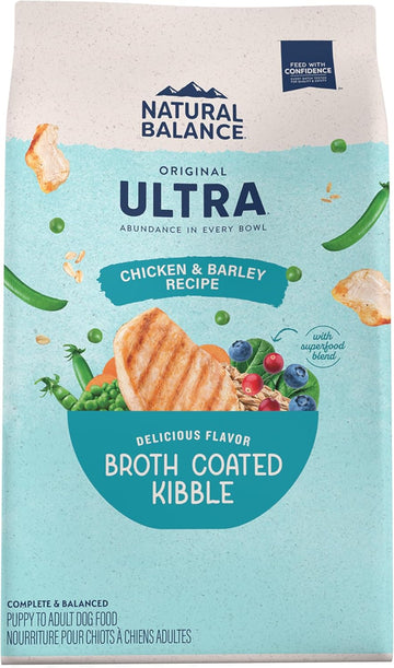 Natural Balance Original Ultra Adult Dry Dog Food With Superfood Blend And Healthy Grains, Chicken & Barley Recipe, 4 Pound (Pack Of 1)