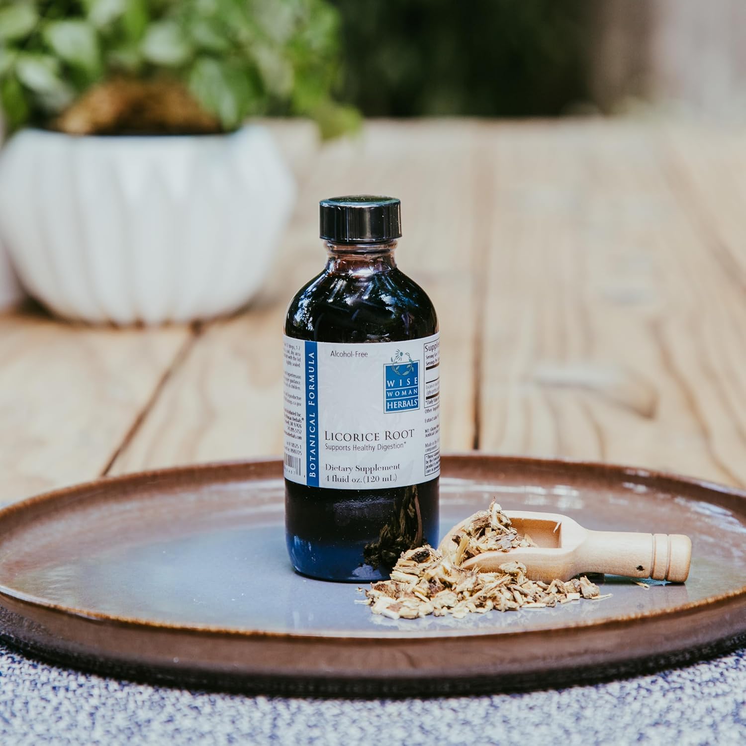 Buy Wise Woman Herbals Licorice Root Solid Extract 4:1, Alcohol-Free, Herbal Digestive & Stomach Comfort, Adrenal Balance, Immune & Respiratory Support, Supports A Healthy Inflammatory Response, 8 Fl Oz On  Free Shipping On Qualified Orders