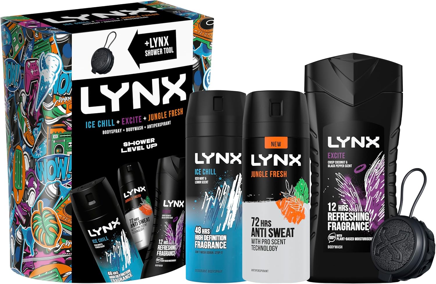 Lynx Allstars Trio + Shower Tool Gift Set
