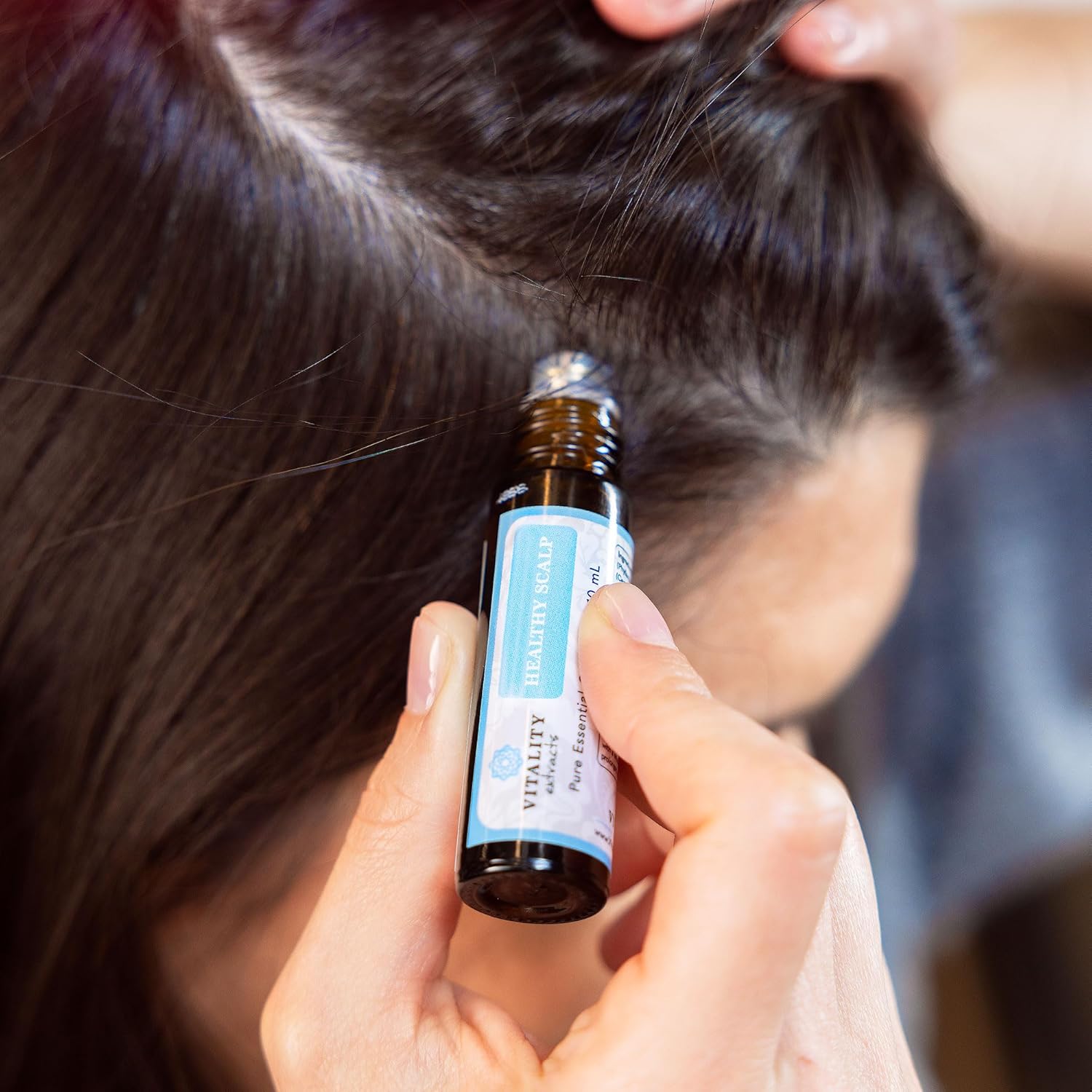 Vitality Extracts Healthy Scalp Essential Oil Blend - 10Ml Roll-On, Cleanse, Hair Growth, Amla Oil, Ayurvedic, Hair Repair, Strengthening : Beauty & Personal Care