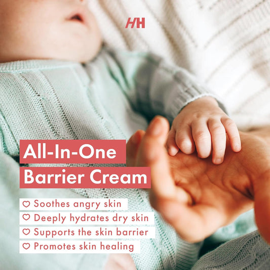 Handmade Heroes 100% Natural Diaper Cream For Infants And Adults, Soothes Troubled Skin And Redness, Baby And Adult Rash Cream And Butt Paste 1.4 Oz