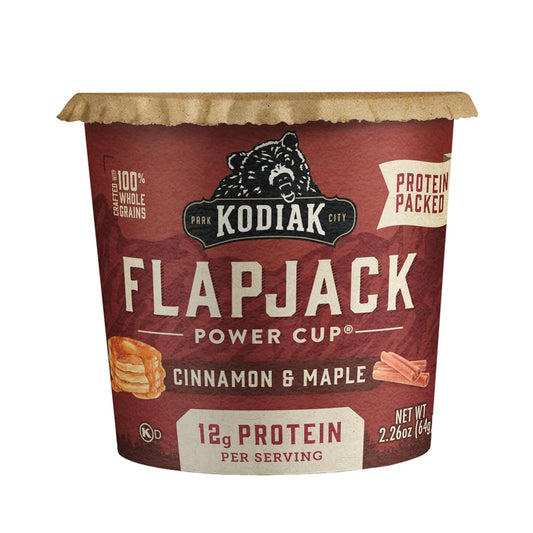 Kodiak Cakes Pancake On the Go, Cinnamon and Maple, 2.26 Ounce (Pack of 12)