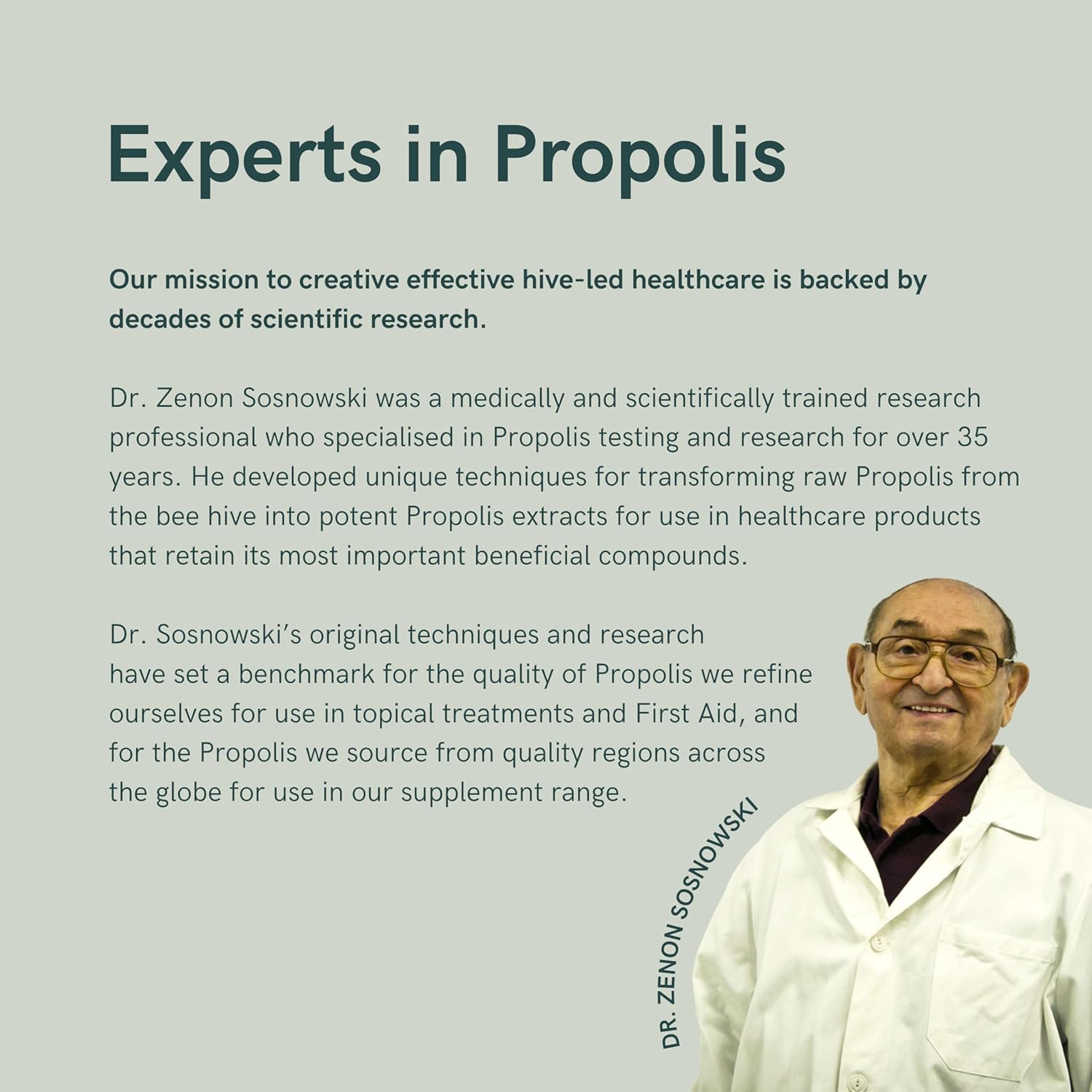 Dr Sosnowski's Bee Propolis | 1500mg High Potency | Hive-derived Superfood, Vegetable Capsules, 60ct : Amazon.co.uk: Health & Personal Care
