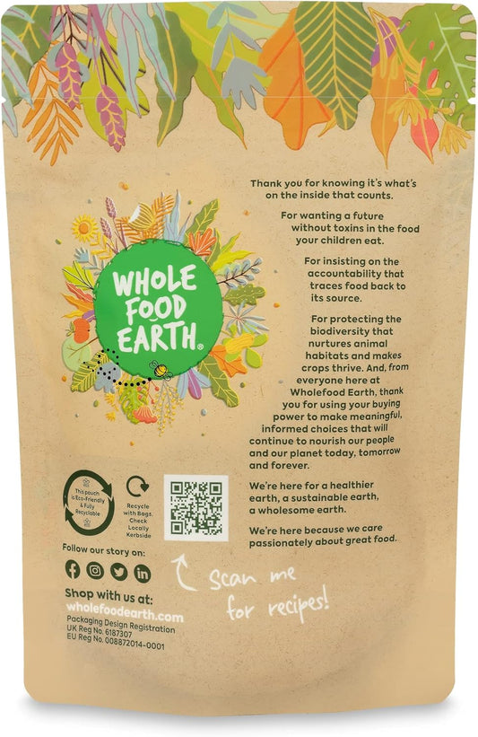 Wholefood Earth Organic Red Chilli Flakes 250 G | Gmo Free | Certified Organic