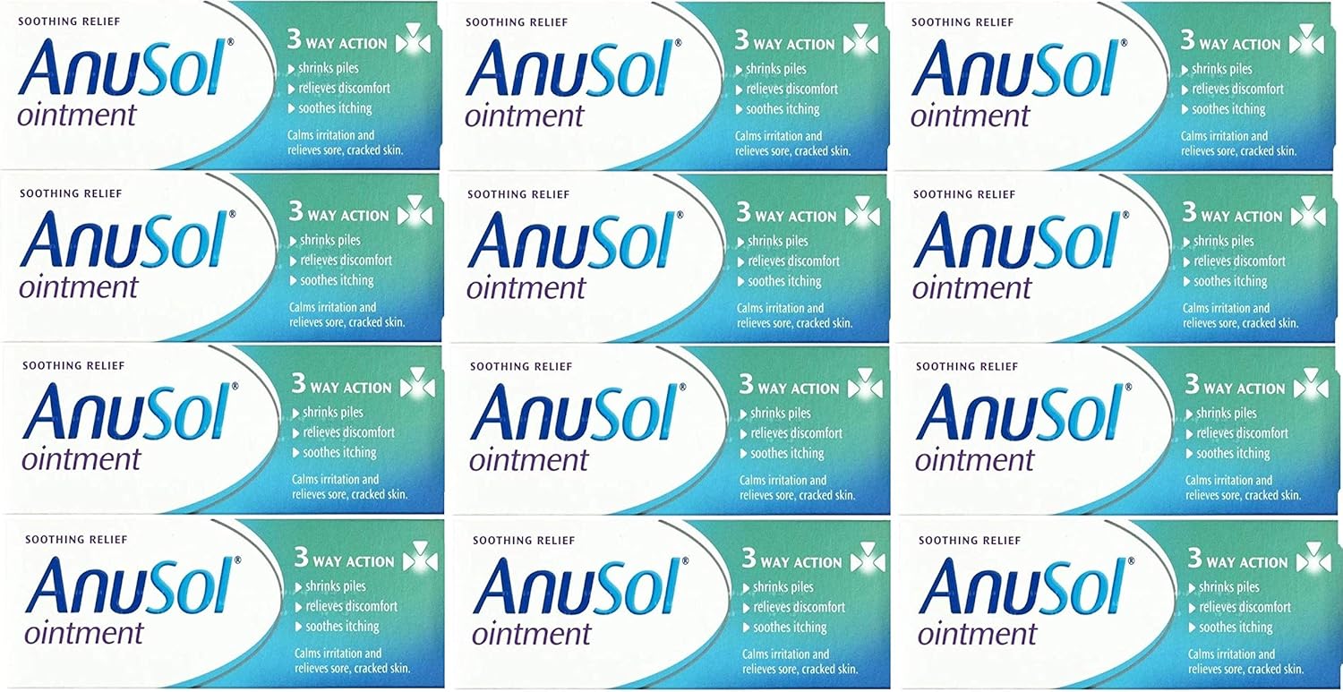 Anusol Ointment 25G (Pack Of 12)