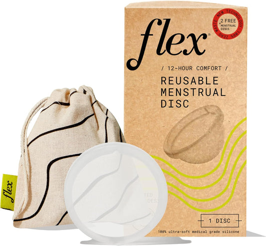 Flex Day and Night Disc Kit with 2 Flex Reusable Discs + Flex Wash + Flex Wipes 6-Pack