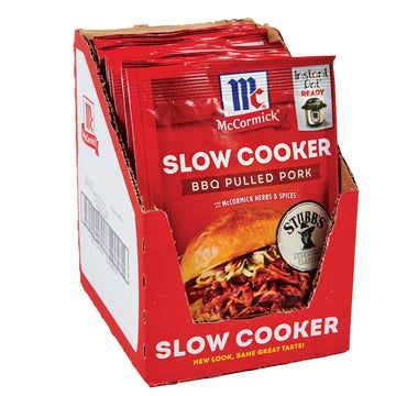 Mccormick Slow Cooker Bbq Pulled Pork Seasoning Mix, 1.6 Oz (Pack Of 12)