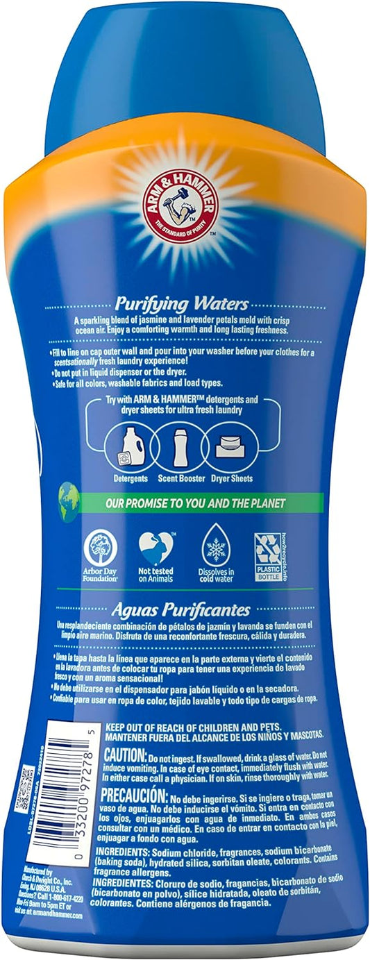 Arm & Hammer in-Wash Scent Booster, Purifying Waters, 37.8 oz