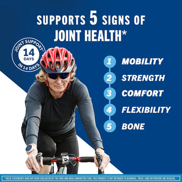 Move Free Advanced Glucosamine Chondroitin Msm + Vitamin D3 Joint Support Supplement, Supports Mobility Comfort Strength Flexibility & Bone + Immune Health - 120 Tablets (60 Servings)