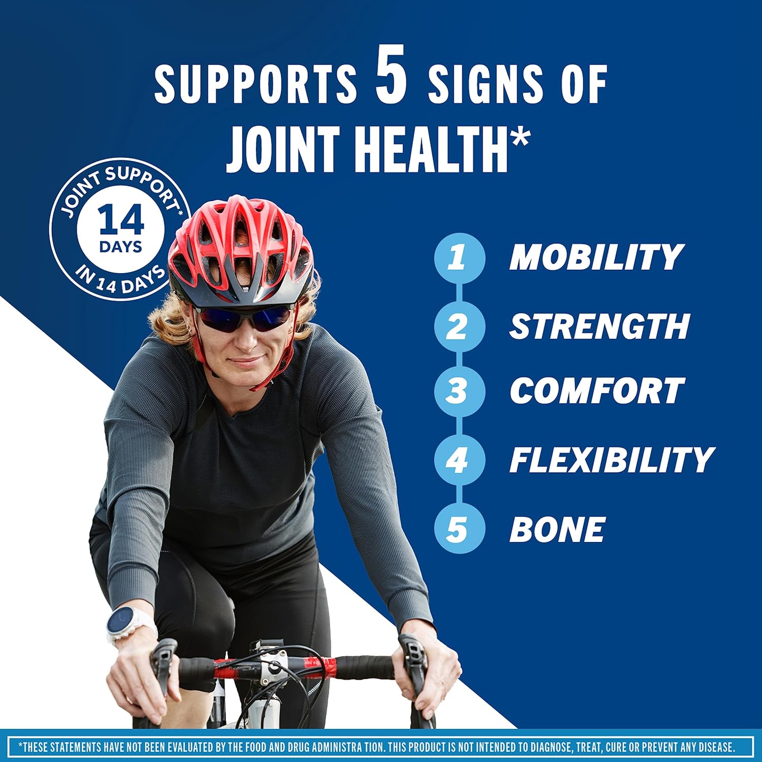 Move Free Advanced Glucosamine Chondroitin Msm + Vitamin D3 Joint Support Supplement, Supports Mobility Comfort Strength Flexibility & Bone + Immune Health - Tablet, 3X120Ct Bottles (120 Servings)